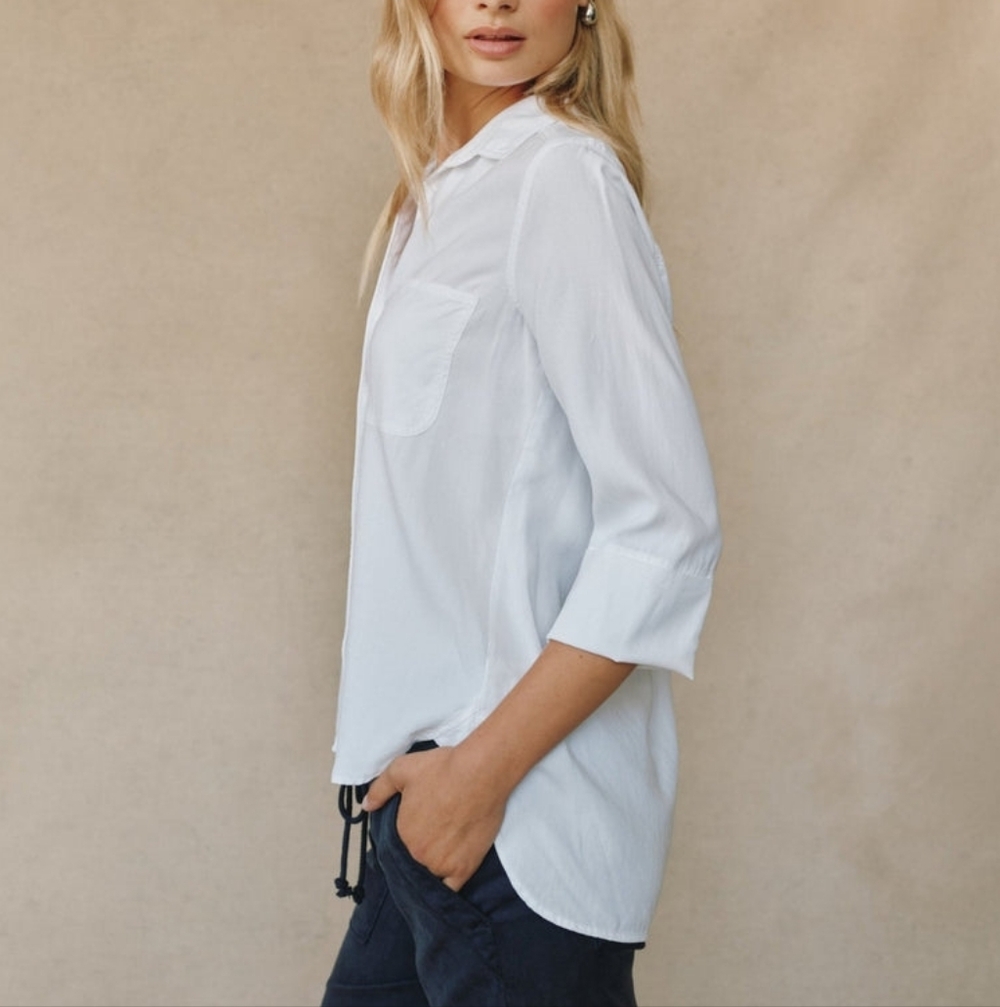 Bella Dahl Long Sleeve Button-Down Top Women’s - Picture 4 of 6